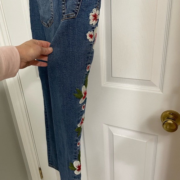 ZARA embroidered skinny jeans - Picture 6 of 9